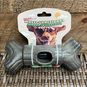 Multi-Functional Indoor Interactive Dog Toy Bully Stick Holder Chew Toy NWT